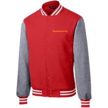 Load image into Gallery viewer, SpaceGummy Fleece Letterman Jacket