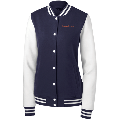 LST270 Women's Fleece Letterman Jacket
