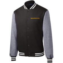 Load image into Gallery viewer, SpaceGummy Fleece Letterman Jacket